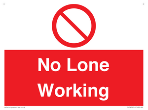 No Lone Working
